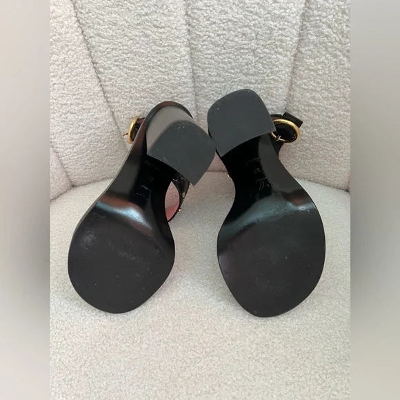Louis Vuitton LV Sandals , Monogram , high heels like new - Picture 10 of 11